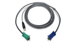 IOGEAR USB KVM Bonded Cable with USB and VGA Connections (G2L5203UTAA)