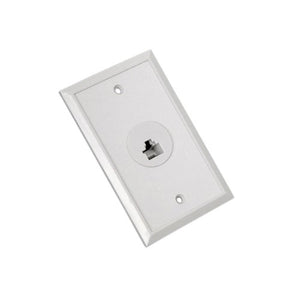 1 Port Loaded RJ12 Flush Wall Plates