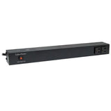 CyberPower PDU15B2F10R Basic PDU, 100-125V/15A, 12 Outlets, 1U Rackmount