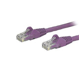 StarTech.com Cat6 Patch Cable - 30 ft - Purple Ethernet Cable - Snagless RJ45 Cable - Ethernet Cord - Cat 6 Cable - 30ft (N6PATCH30PL)