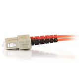 20m Sc/Sc Duplex 62.5/125 Multimode Fiber Patch Cable - Orange