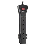 Tripp Lite SUPER725B 7 Outlet Surge Protector Power Strip 25' Cord Right Angle Plug 2160 Joules, Black