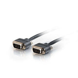 C2G 40093 VGA Cable - VGA M/M Monitor/Projector Cable with Rounded Low Profile Connectors, Plenum CMP-Rated, Black (35 Feet, 10.66 Meters)