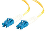 C2G 26566 OS2 Fiber Optic Cable - LC-LC 9/125 Duplex Single-Mode PVC Fiber Cable, Yellow (16.4 Feet, 5 Meters)