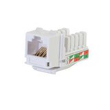 C2G 29311 Cat6 RJ45 Unshielded Keystone Jack, White