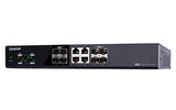 QNAP QSW-804-4C-US 8-Port Unmanaged 10GbE Switch, Eight 10GbE SFP+ Ports with Shared Four 10GBASE-T Ports