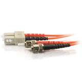 2m Duplex Fiber Mmf Sc/St M/M 50/125 Orange Patch Cable