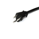 StarTech.com 6 ft Heavy Duty 14 AWG Computer Power Cord - NEMA 5-15P to C19 - 14 AWG Power Cable - NEMA 5-15P to IEC 320 C19 Power Cord