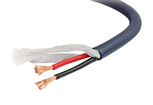 Bulk Speaker Cable - Bare Wire - Bare Wire - 250 Feet - Blue