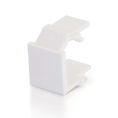 Snap-in Blank Keystone Insert Module - White