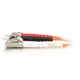 C2G / Cables to Go 14576 LC/ST Duplex 50/125 Multimode Fiber Patch Cable (2 Meters, Orange)