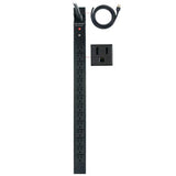 CyberPower PDU15BV14F Basic PDU, 100-125V/15A, 14 Outlets, 0U Rackmount