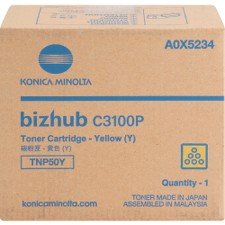 KONICA MINOLTA TNP50Y YELLOW TONER