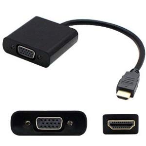 AddOn HP H4F02AA#ABA Compatible of 20.00cm (8.00in) HDMI Male to VGA Female Blac