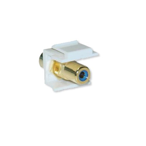 RCA Keystone Jack Insert - Blue