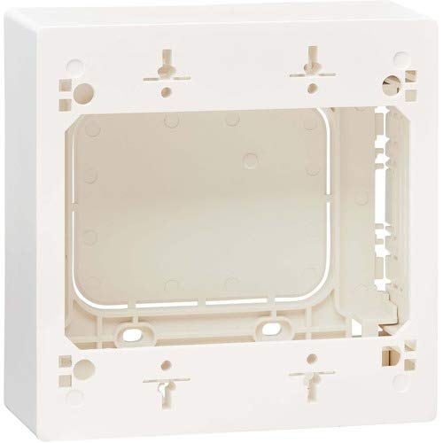 Tripp Lite Double-Gang Surface-Mount Back Box, White, TAA