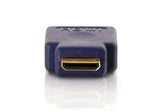 C2G 40435 Velocity HDMI Female to Mini HDMI Male Adapter, Blue