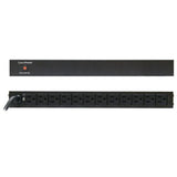 CyberPower PDU15B12R Basic PDU, 100-125V/15A, 12 Outlets, 1U Rackmount