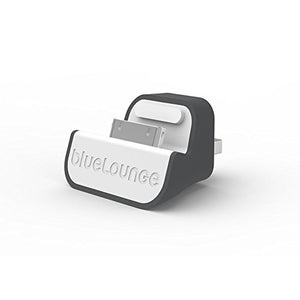 Bluelounge MD-US-MiniDock USB Charger for iPhone and iPod-Retail Packaging-Gray/White