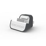 Bluelounge MD-US-MiniDock USB Charger for iPhone and iPod-Retail Packaging-Gray/White