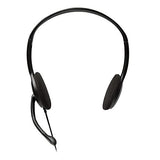 V7 3.5mm Stereo Headset and Microphone for Tablets, PC, Notebooks (HA201-2NP), Black