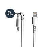 StarTech.com 6.5ft. / 2 m Heavy-Duty USB to Lightning Cable for iPhone & iPad - White - MFi Certified (RUSBLTMM2M)