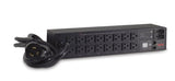 APC Rack PDU, Switched, 2U, 30A, 120V, (16) 5-20