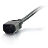 C2G 10340 14 AWG 250 Volt Power Cord - IEC C14 to IEC C15, TAA Compliant, Black (3 Feet, 0.91 Meters)