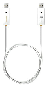 USB to USB High Speed Transfer Cable W/Keyboard & Mouse Sharing Between Two Comp