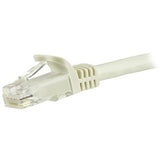 StarTech.com Cat6 Patch Cable - 30 ft - White Ethernet Cable - Snagless RJ45 Cable - Ethernet Cord - Cat 6 Cable - 30ft (N6PATCH30WH)