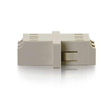 C2G 27113 LC/LC Duplex Multimode Fiber Optic Coupler, TAA Compliant, Gray