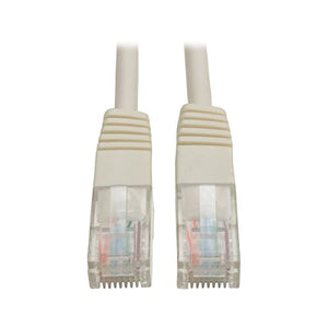 Tripp Lite N002-003-WH 3 Feet Cat5e 350MHz Molded Patch Cable RJ45M/M (White)