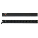 CyberPower PDU15B10R Basic PDU, 100-125V/15A, 10 Outlets, 1U Rackmount