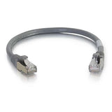 C2G 28706 Cat5e Cable - Snagless Shielded Ethernet Network Patch Cable, Gray (100 Feet, 30.48 Meters)