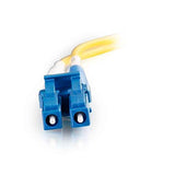 C2G 08355 OS2 Fiber Optic Cable - LC-LC 9/125 Duplex Single-Mode PVC Fiber Cable, Yellow (26.2 Feet, 8 Meters)