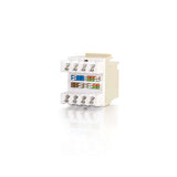 C2G 03790 Cat5e RJ45 Unshielded Keystone Jack, Ivory