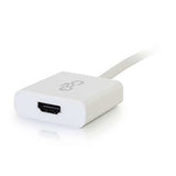 C2G 54308 4K Mini DisplayPort to 4K UHD HDMI Active Adapter Converter, White (8 Inches)