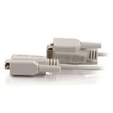 C2G 25201 DB9 M/F Serial RS232 Extension Cable, Beige (3 Feet, 0.91 Meters)