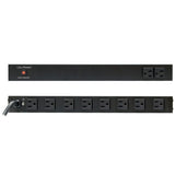 CyberPower PDU15B2F8R 15A 10-Outlets 1U RM Basic Power Distribution Unit