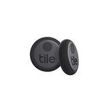 Tile Sticker (2020) 4-pack - Small, Adhesive Bluetooth Tracker, Item Locator and Finder for Remotes, Headphones, Gadgets and More; Waterproof with 3 Year Battery Life