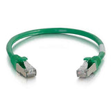 C2G 28710 Cat5e Cable - Snagless Shielded Ethernet Network Patch Cable, Green (100 Feet, 30.48 Meters)