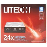 Lite-On 24x SATA Internal DVD/RW Optical Drives IHAS324-17 Black