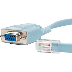 Rocstor Premium 6 ft Cisco Console Router Cable - RJ45 (m) - DB9 (f)