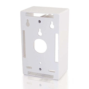 C2G 03839 Single Gang Wall Box, White