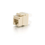 C2G 03790 Cat5e RJ45 Unshielded Keystone Jack, Ivory