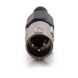 Xlr Plug - 3 Pin Xlr - Male - Black and Silver