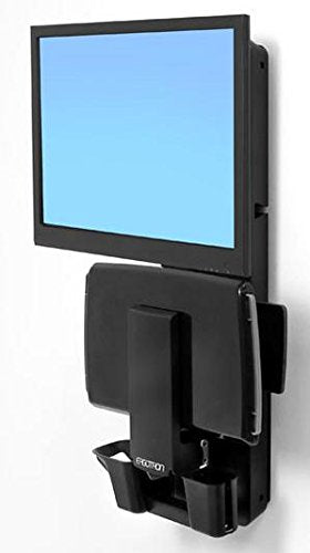 ERGOTRON Ergotron 61-080-085 Styleview Sit-Stand Vertical Lift, Patient Room (Black)