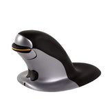 Fellowes 9894501 Penguin Ambidextrous Mouse Wireless - Large, Black/Silver