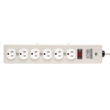 Tripp Lite 6 Outlet Surge Protector Power Strip, 6ft Cord, Industrial, 1050-Joules, Metal, (DG206)