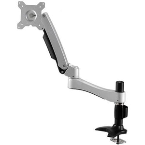 Amer Mounts AMR1APL: Long Single Articulating Monitor Arm - Grommet Based Desk Mount -Displays up to 26 inch LCD/LED Screens